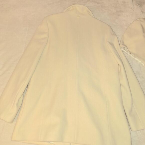 Kenneth-cole Women's Cream Wool Tailored Pea Coat NWOT - Picture 3 of 8